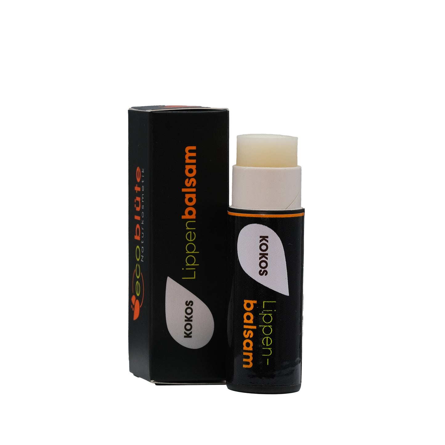 Lippenpflege Stift Kokos mit Verpackung